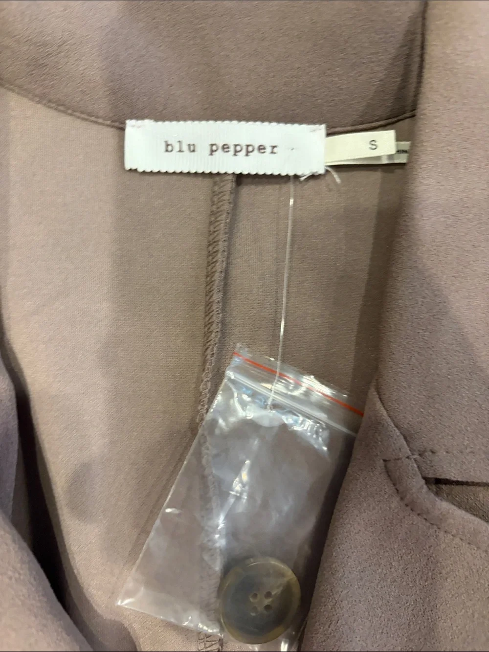 Blu Pepper Taupe Blazer Jacket